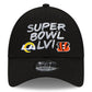 GORRA DE DUELO SUPER BOWL LVI 9FORTY AJUSTABLE