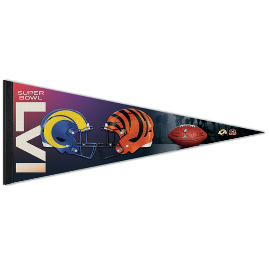 SUPER BOWL LVI DUELING PREMIUM PENNANT