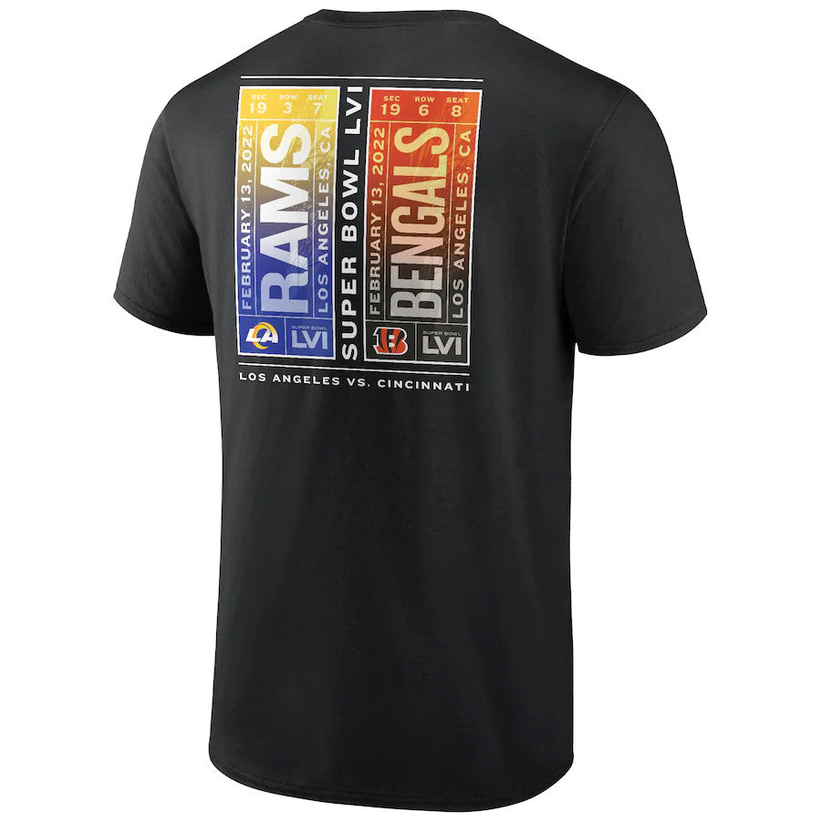 CAMISETA DE DUELO PARA HOMBRE SUPER BOWL LVI