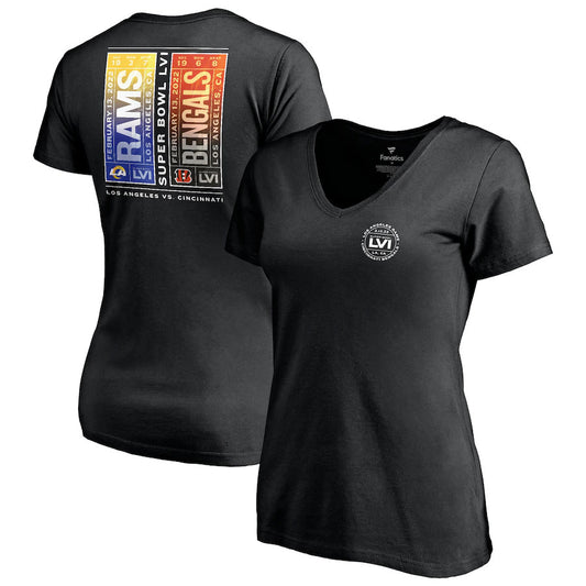 CAMISETA DUELO MUJER SUPER BOWL LVI