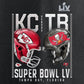 SUPERBOWL LV MEN'S PLAY CLOCK MATCH UP T-SHIRT