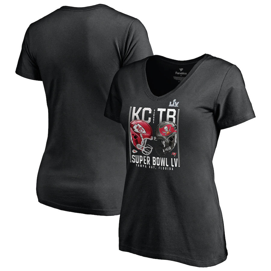 CAMISETA MUJER SUPERBOWL LV PLAY CLOCK MATCH UP