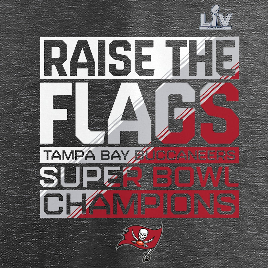 TAMPA BAY BUCCANAEERS HOMBRE SUPER BOWL LV CHAMPS PARADE CELEBRATION CAMISETA DE MANGA LARGA