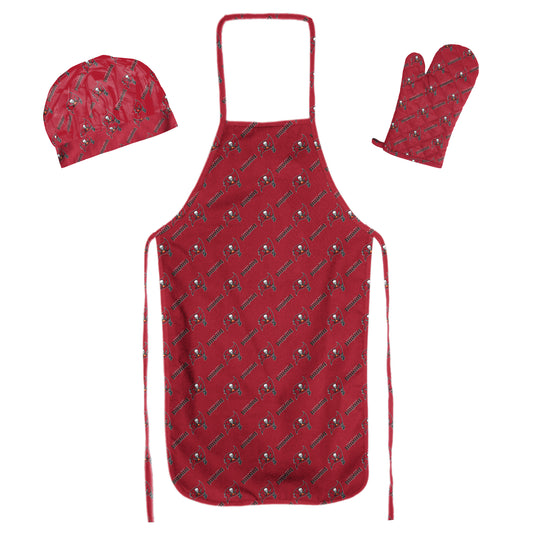 TAMPA BAY BUCCANEERS  3PC SET APRON MITT HAT SET