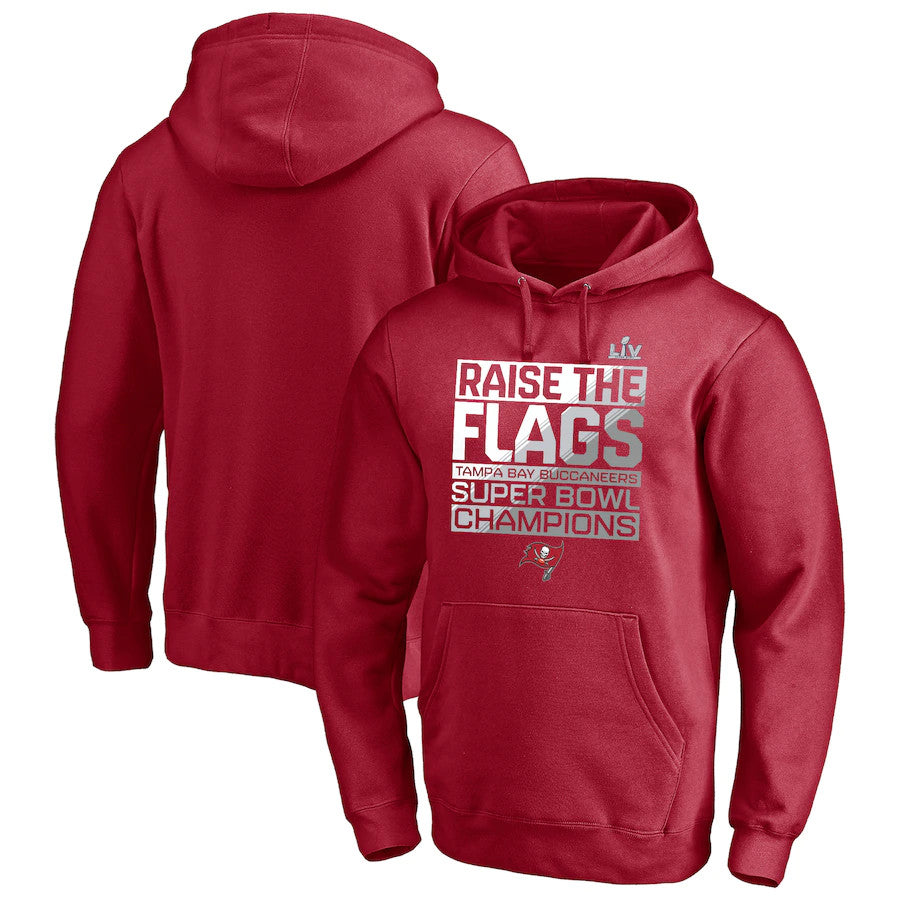 TAMPA BAY BUCCANEERS MEN'S SUPER BOWL LV CHAMPS PARADE CELEBRATION HOODIE SWEATSHIRT