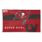 BANDERA DE LA CASA DE TAMPA BAY BUCANEERS SUPER BOWL LV 3'X5'