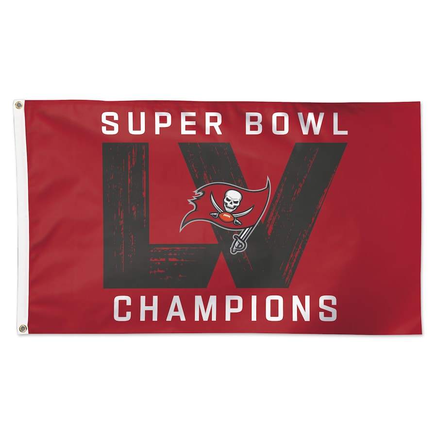 TAMPA BAY BUCCANEERS SUPER BOWL LV CHAMPS 3' X 5' HOUSE FLAG