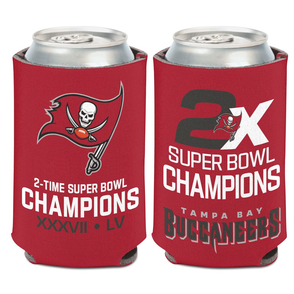 TAMPA BAY BUCCANEERS SUPER BOWL LV CHAMPS CAN COOLER