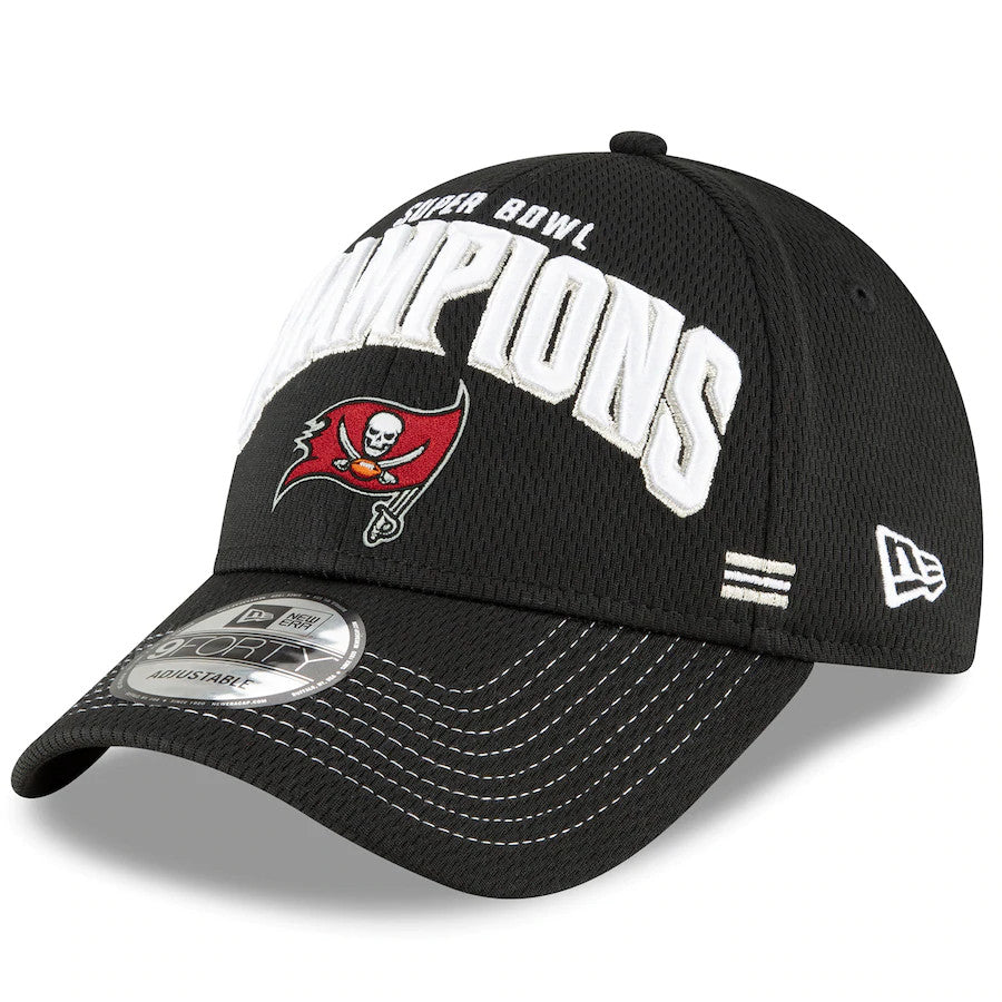 TAMPA BAY BUCCANEERS SUPER BOWL LV CHAMPS LOCKER ROOM 9FORTY ADJUSTABLE