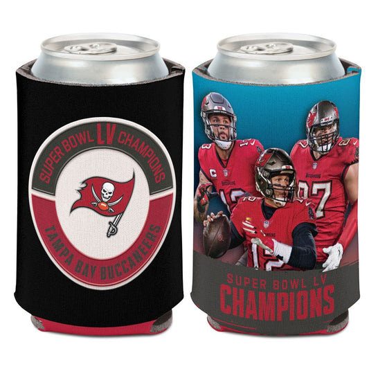 TAMPA BAY BUCANEERS SUPER BOWL LV CHAMPS PLAYER CAN COOLER
