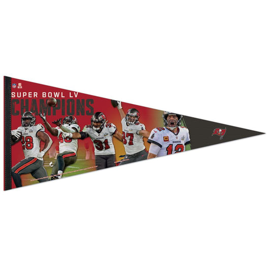 BANDERA DE JUGADORES DE CAMPEONES DE TAMPA BAY BUCANEERS SUPER BOWL LV