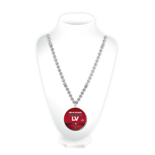 TAMPA BAY BUCCANEERS SUPER BOWL LV MEDALLION BEADS