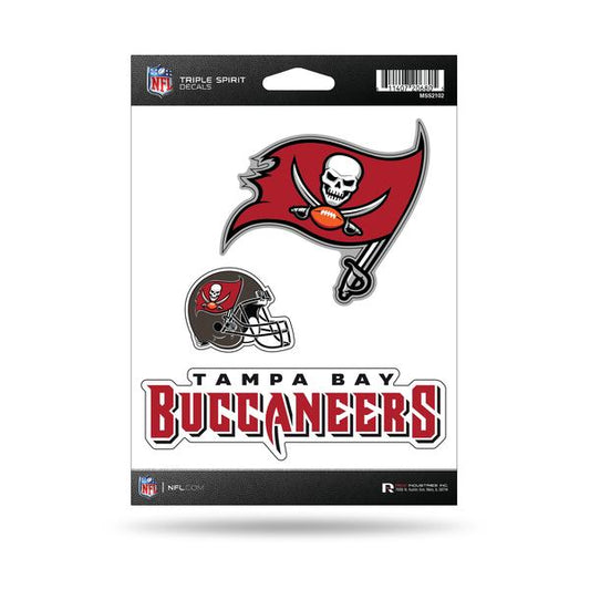 TAMPA BAY BUCCANEERS TRIPLE SPIRIT DECAL