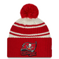 TAMPA BAY BUCCANEERS YOUTH 2022 SIDELINE SPORT CUFFED POM KNIT