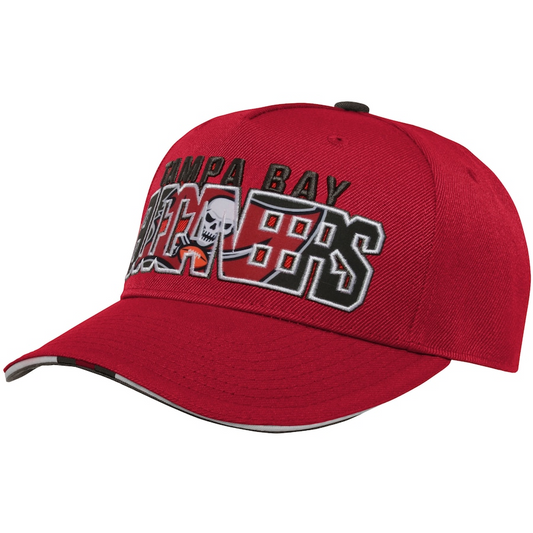 TAMPA BAY BUCCANEERS YOUTH ON TREND PRECURVED SNAPBACK