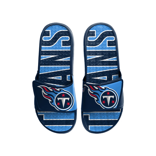 TENNESSEE TITANS MEN'S BIG LOGO GEL SLIDE