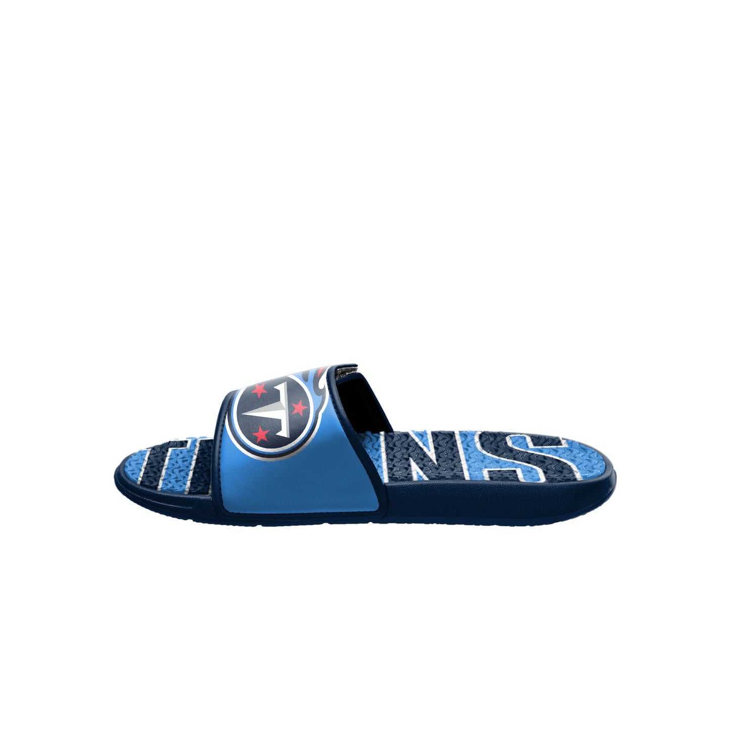 TENNESSEE TITANS MEN'S BIG LOGO GEL SLIDE