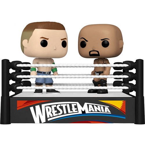 THE ROCK VS. JOHN CENA FUNKO POP WRESTLEMANIA