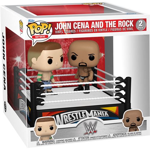 THE ROCK VS. JOHN CENA FUNKO POP WRESTLEMANIA