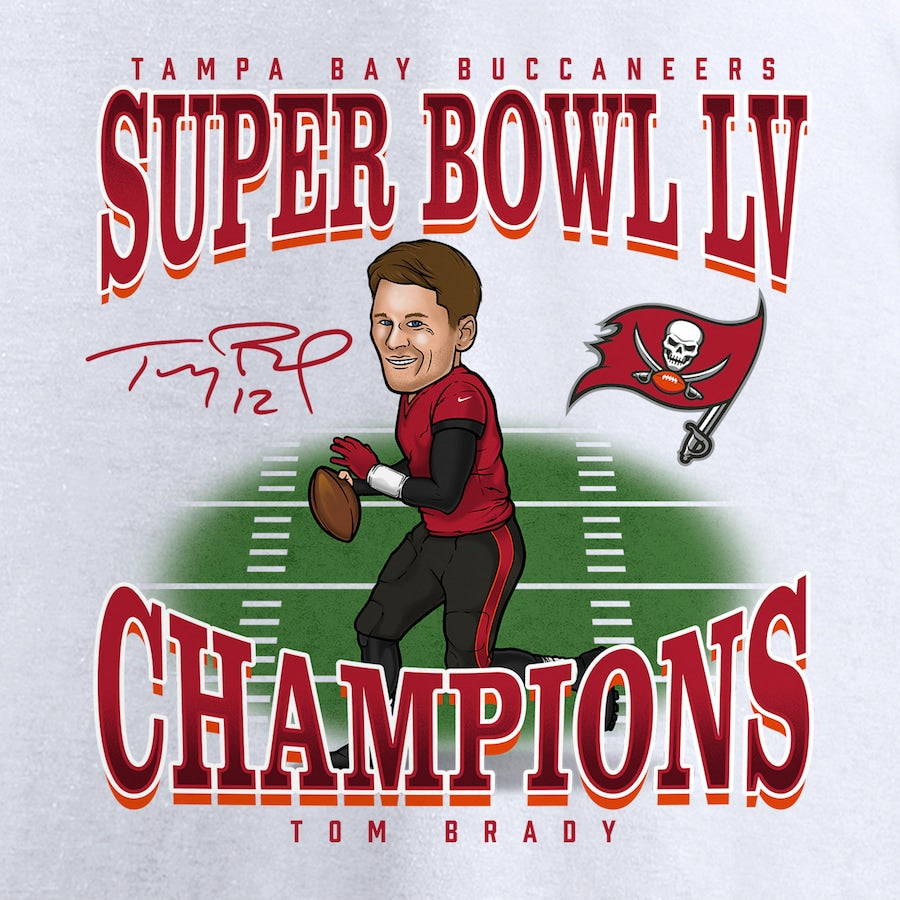 Tom Brady Men's Super Bowl LV Champs Caricature T-Shirt