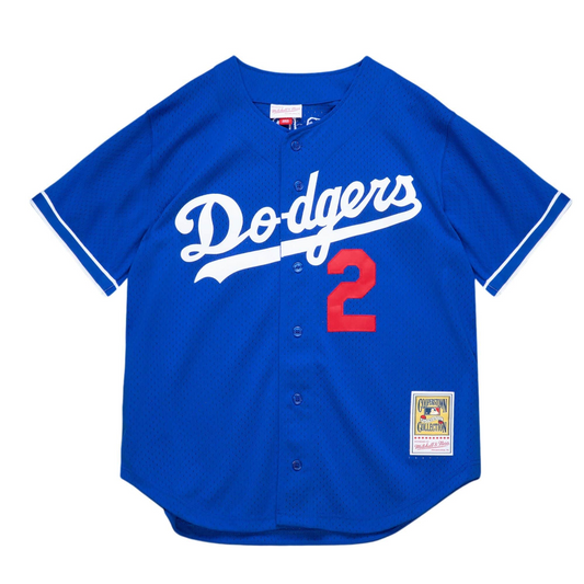 TOMMY LASORDA MEN'S LOS ANGELES DODGERS 1995 BUTTON FRONT BASEBALL JERSEY