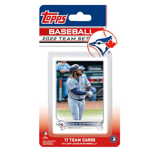 CONJUNTO DEL EQUIPO TOPPS TORONTO BLUE JAYS 2022