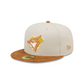 TORONTO BLUE JAYS CORD VISOR 59FIFTY FITTED HAT (CORDUROY BRIM)
