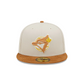 TORONTO BLUE JAYS CORD VISOR 59FIFTY FITTED HAT (CORDUROY BRIM)