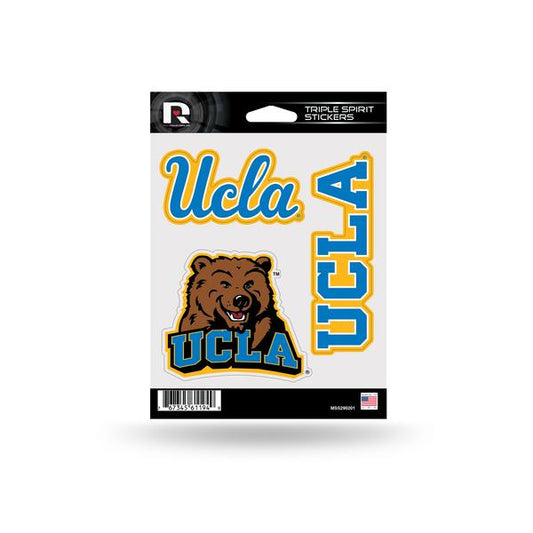 UCLA BRUINS TRIPLE SPIRIT DECAL