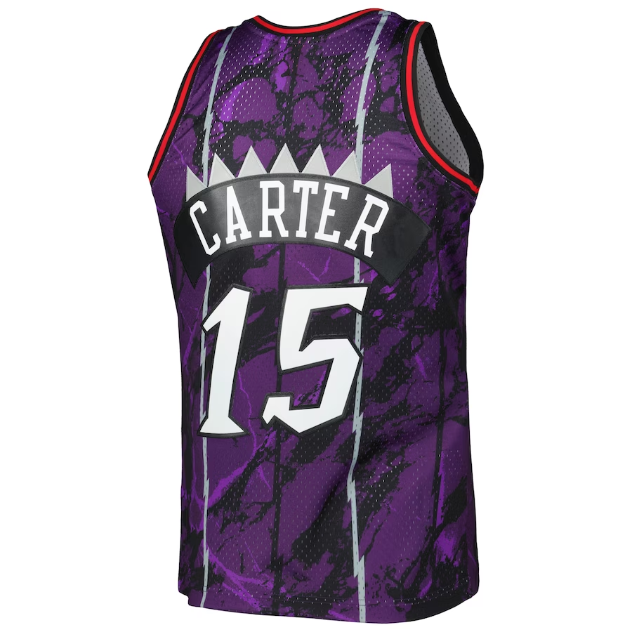 VINCE CARTER TORONTO RAPTORS MITCHELL & NESS SWINGMAN JERSEY - MARBLE