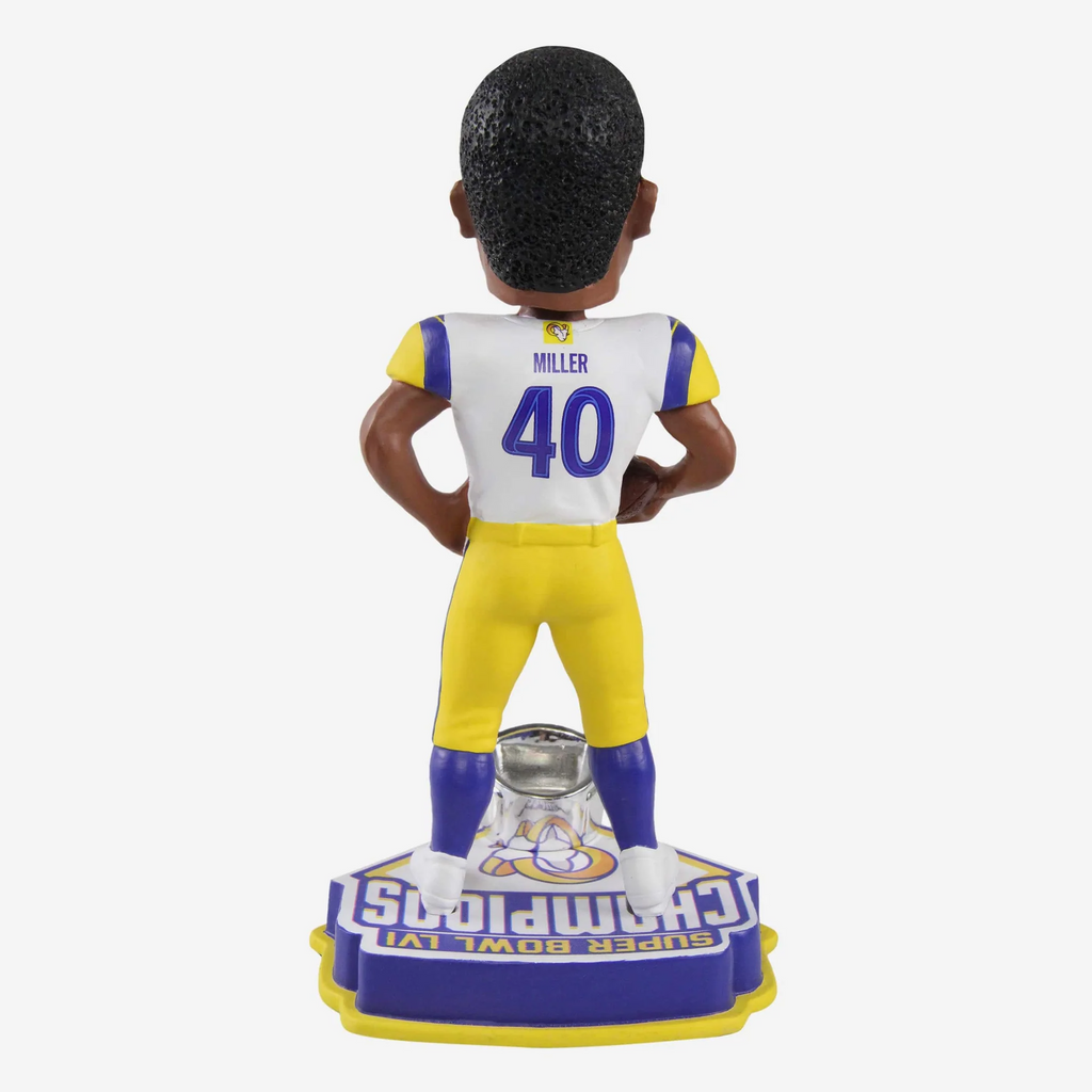 LOS ANGELES RAMS VON MILLER SUPER BOWL LVI BOBBLEHEAD