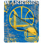 GOLDEN STATE WARRIORS SIGNATURE 50"X60" RASCHEL THROW BLANKET