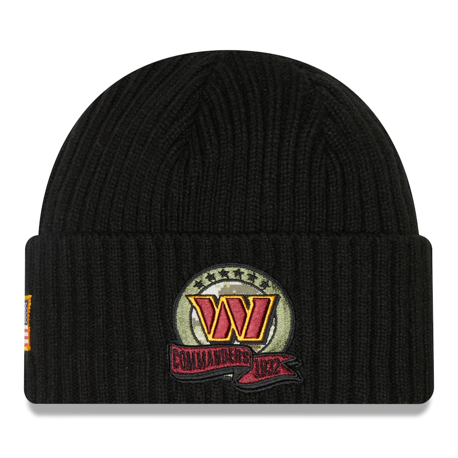 WASHINGTON COMMANDERS 2022  SALUTE TO SERVICE KNIT BEANIE