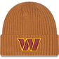 WASHINGTON COMMANDERS CORE CLASSIC KNIT BEANIE - TAN
