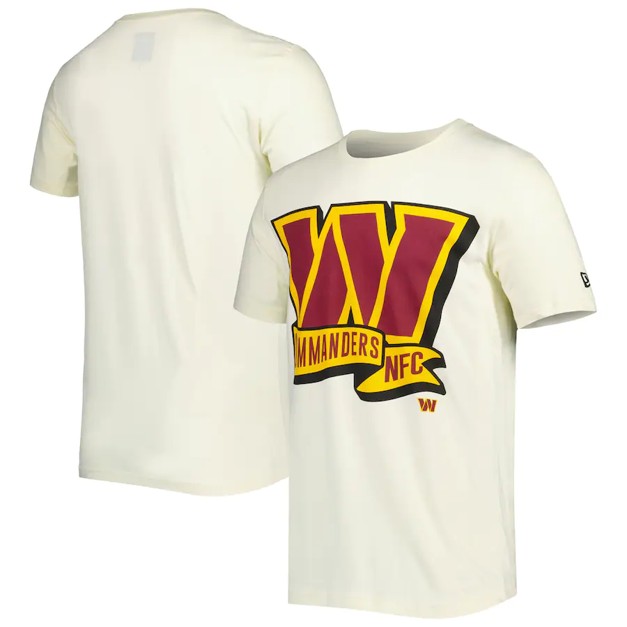 CAMISETA WASHINGTON COMMANDERS SIDELINE 2022 PARA HOMBRE - CREMA