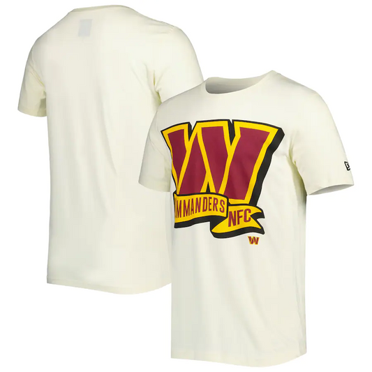 CAMISETA WASHINGTON COMMANDERS SIDELINE 2022 PARA HOMBRE - CREMA