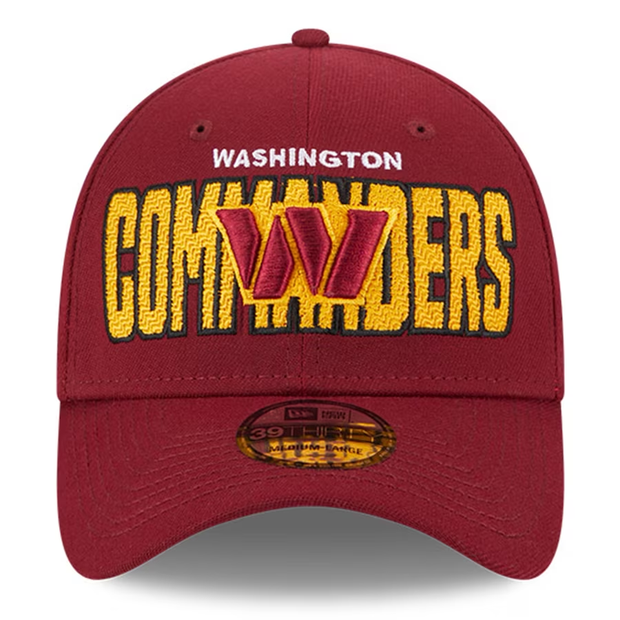 WASHINGTON COMMANDERS MEN'S 2023 NFL DRAFT ALT HAT 39THIRTY FLEX FIT