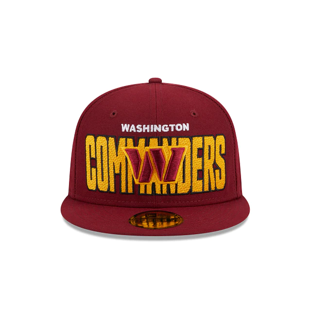WASHINGTON COMMANDERS MEN'S 2023 NFL DRAFT ALT HAT 59FIFTY FITTED