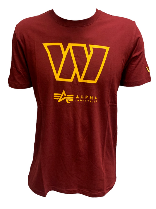 CAMISETA WASHINGTON COMMANDERS ALPHA INDUSTRIES PARA HOMBRE