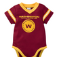 WASHINGTON COMMANDERS NEWBORN DAZZLE BODYSUIT