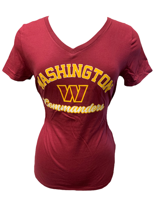 WASHINGTON COMMANDERS WOMEN'S GAME USED TEE