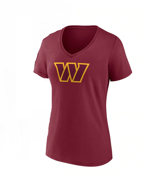 CAMISETA CON LOGO PRIMARIO PARA MUJER WASHINGTON COMMANDERS