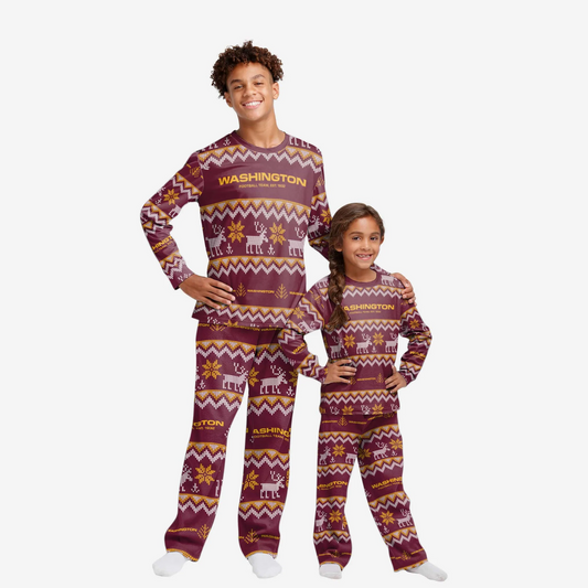 WASHINGTON FOOTBALL TEAM KIDS ALL OVER PRINT PAJAMAS