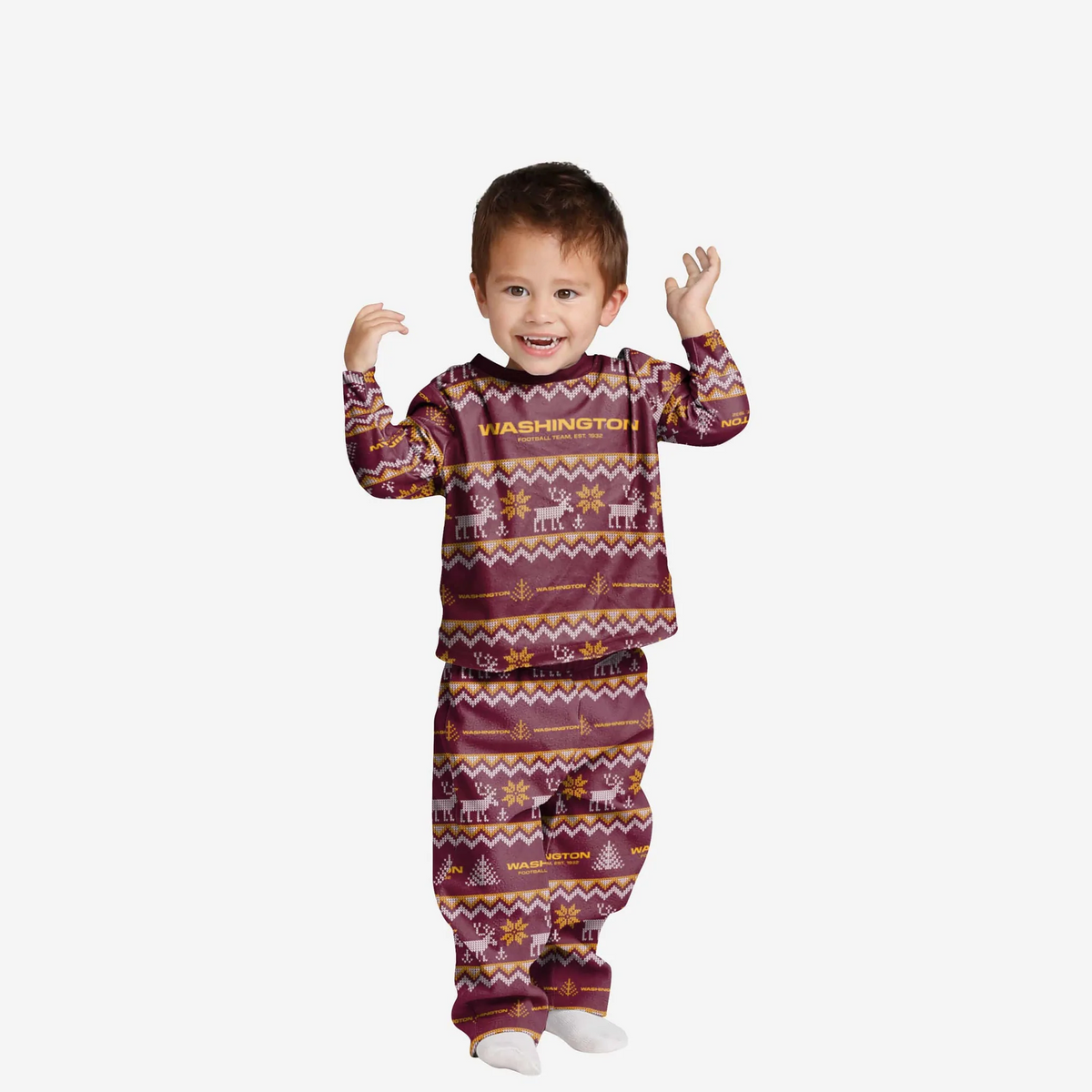 PIJAMA CON ESTAMPADO PARA NIÑOS DEL EQUIPO DE FÚTBOL WASHINGTON
