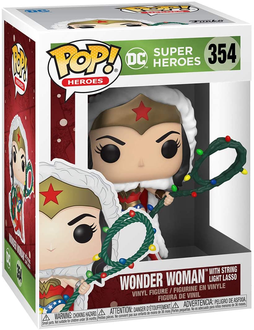 MUJER MARAVILLA CON LAZO DE LUZ FUNKO POP VINILO