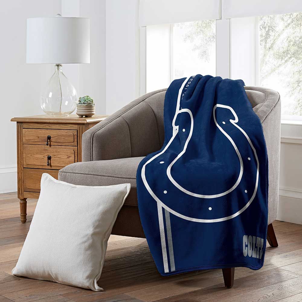 INDIANAPOLIS COLTS 50"X60" RASCHEL THROW BLANKET