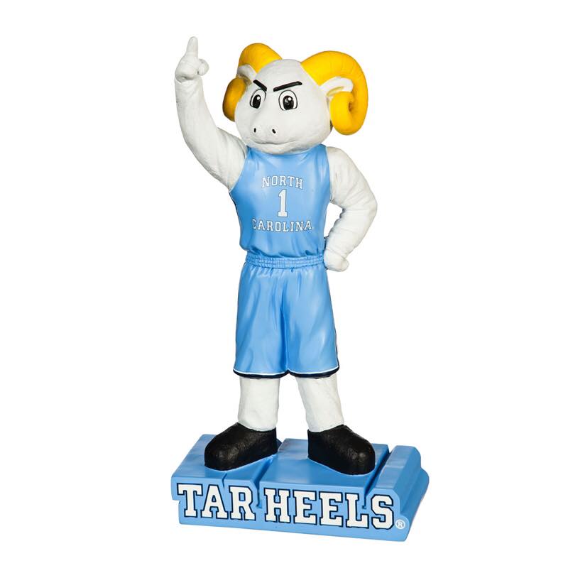 TÓTEM DE LA MASCOTA DE CAROLINA DEL NORTE TARHEELS